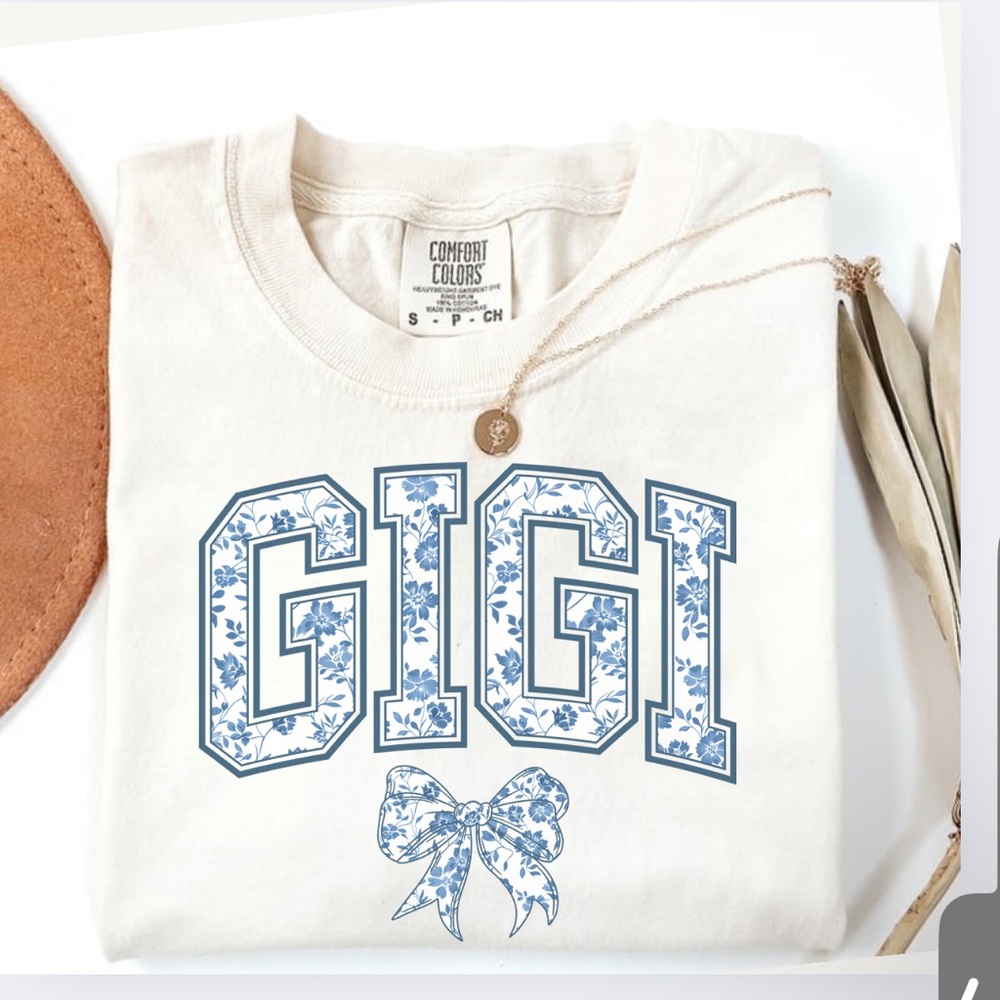 NEW Comfort Colors Gigi Chinoiserie Shirt Graphic Tee, Oversized Shirt S…